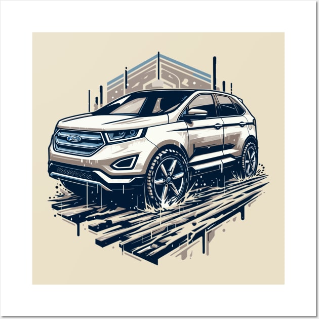 Ford Edge Wall Art by Vehicles-Art